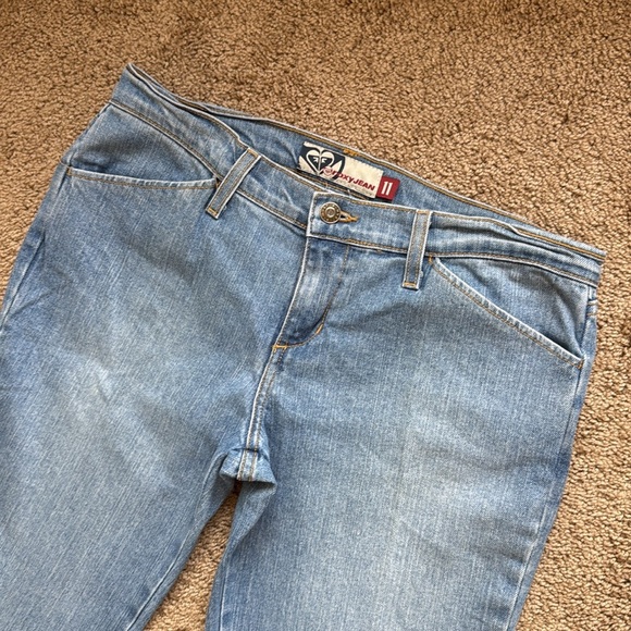 Vintage Y2K Roxy Low Rise Bootcut Flare Light Wash Jeans - Picture 2 of 10
